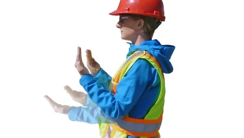 Signaleur de chantier