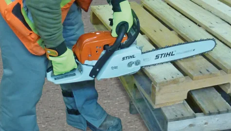 Utilisation sécuritaire de la scie à chaîne